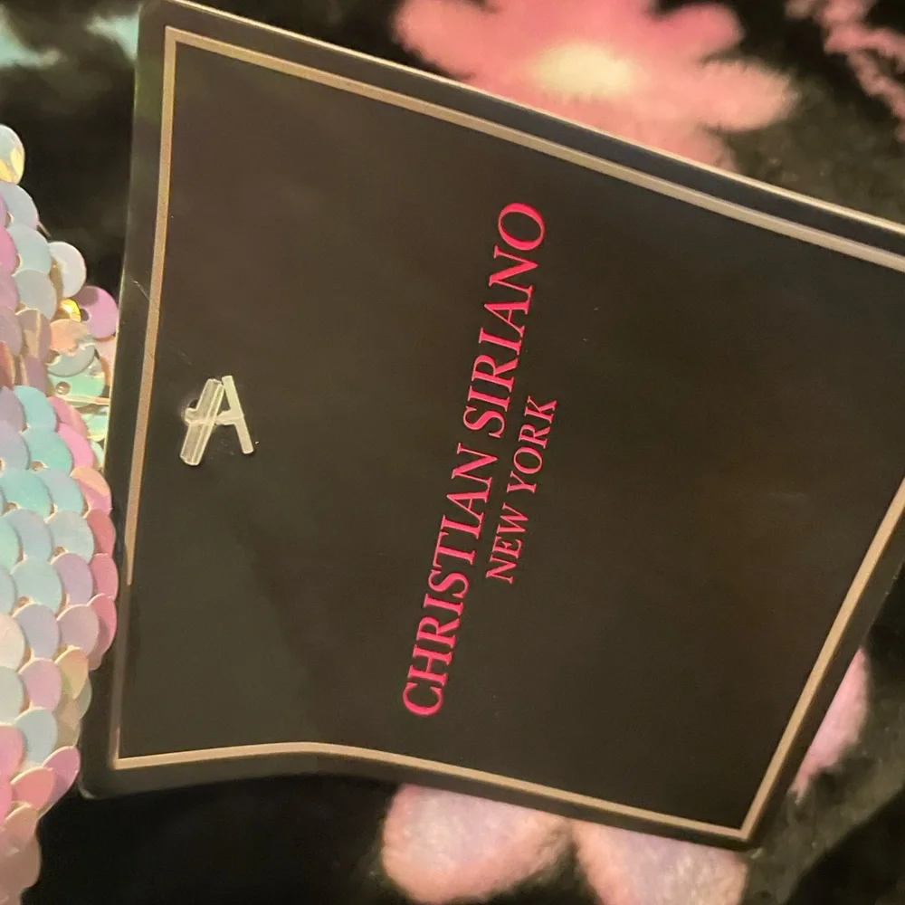 CHRISTIAN SIRIANO NWT White Iridescent Sequin Plush Ghost W/NEW Ghost Coffee Mug